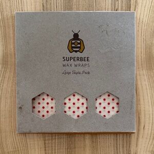 Superbee Bee’s wax food wraps NWOT